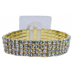 Rock Candy Corsage Bracelet - Gold