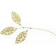Lacey Leaves - Gold (23cm Long)