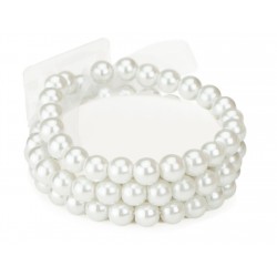 Avery Corsage Bracelet - White