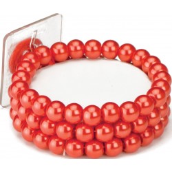Avery Corsage Bracelet - Red