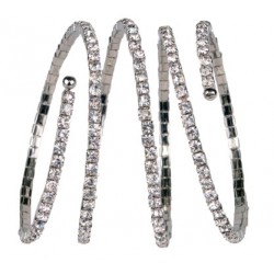 Eye Candy Corsage Bracelet - Silver