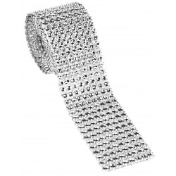 Amazing Wraps - River of Diamonds - Silver (98cm long x 3cm wide)