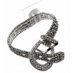 Trend Setter Corsage Bracelet - Silver