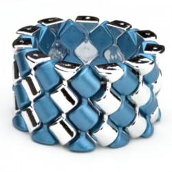 Carnival Corsage Bracelet - Blue