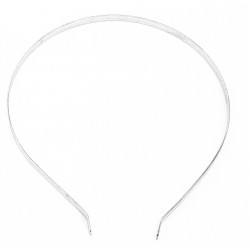 Metal Headband - Silver (12 pieces per bag)