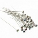 5mm Diamante Corsage Pins - Iridescent (4cm pin, 12 pcs per pk)