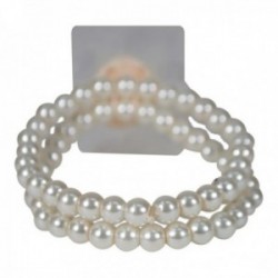 Sweet Pea Corsage Bracelet - Cream (2 bracelets per pk)