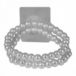 Sweet Pea Corsage Bracelet - White (2 bracelets per pk)