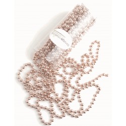 8mm Pearl Bead Chain - Rose Gold (10m)