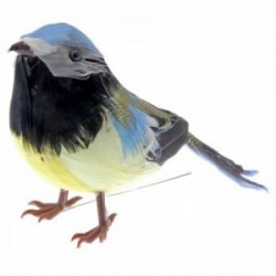 Feathered Blue Tit - Natural (13cm Long, 6pcs per pk)
