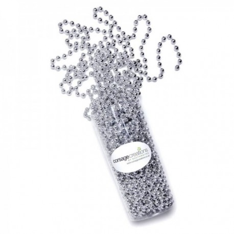 14mm Pearl Bead Chain - Silver (14mm x 3m)