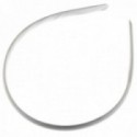 Fabric Covered Headband - Ivory (12cm diameter, 12pcs per pk)