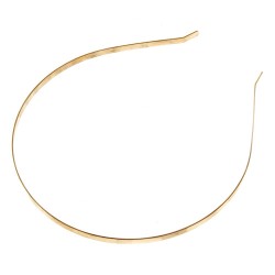 Metal Headband - Gold (12cm diameter, 12pcs per pk)