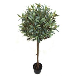 Potted Topiary Olive Tree - Natural (105cm tall)