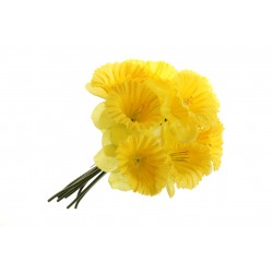 Daffodil Bunch - Yellow (9 heads, 33cm long)