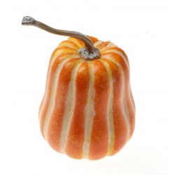 Small Artificial Butternut Pumpkin - Orange/Yellow (17cm x 25cm)
