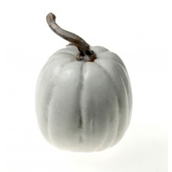 Small Artificial Valenciano Pumpkin - White (17cm x 25cm)