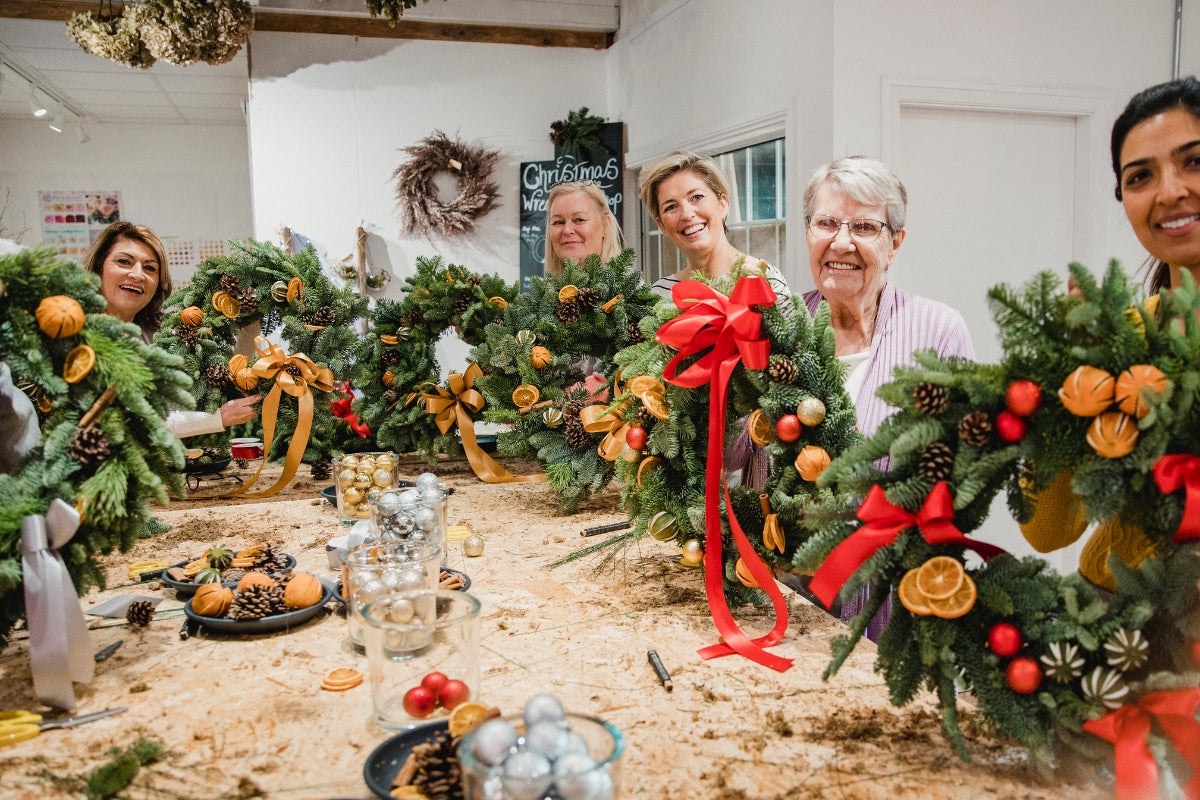 Host the Perfect Wreath-Making Event to Boost Profits