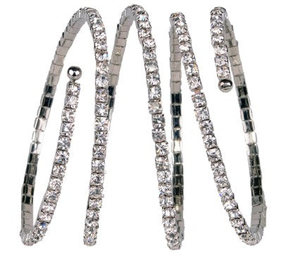 Eye Candy Corsage Bracelet - Silver