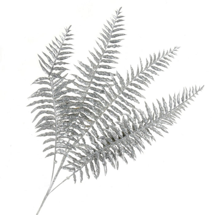 Large Fern Branch - Silver (72cm long)