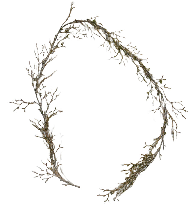 Mossed Twig Garland - Natural (180cm long)