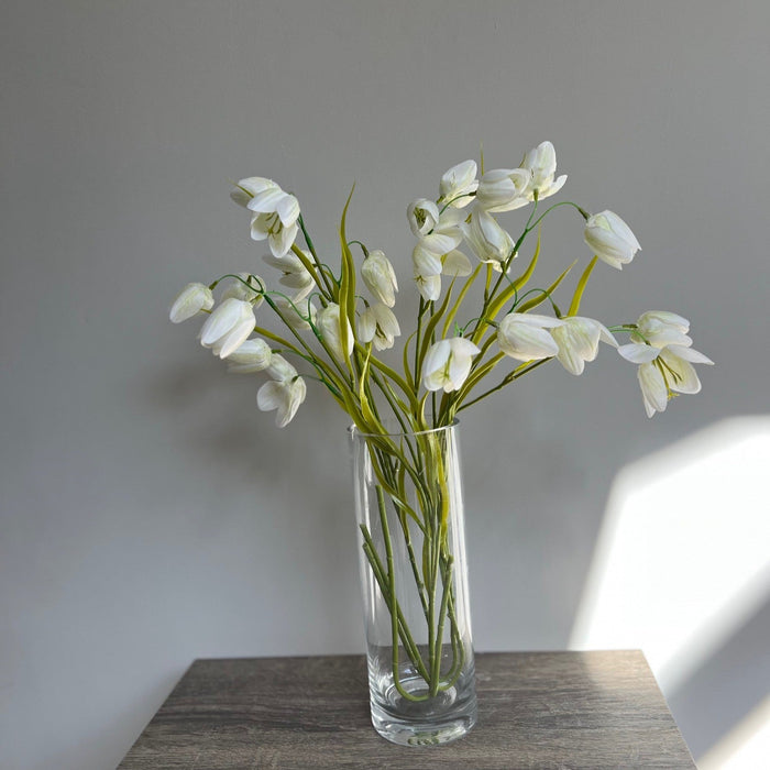 4 x Artificial Fritillaria – White/Green (6 heads, 65cm) for that effortlessly elegant, just-picked look