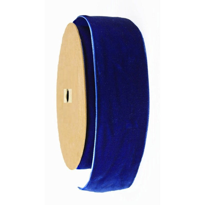 50mm Velvet Ribbon - Navy Blue (50mm x 10m)