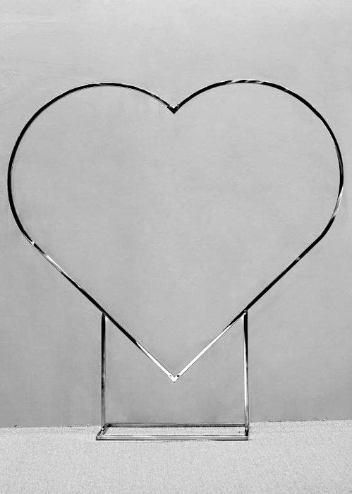 Metal Heart - Silver (180x40x189cm)