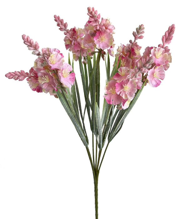 Mini Blossom Spike Bunch - Pink (39cm long)