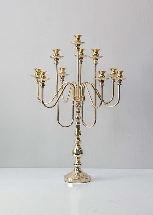 Phoenix Candelabra for 10 Candles - Gold (57x57x79cm)