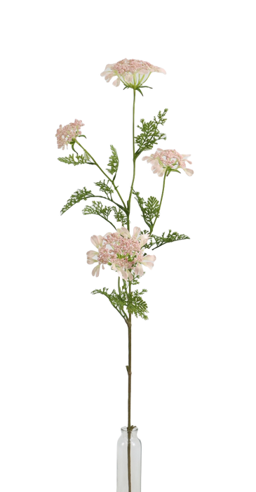 Artificial Queen Anne's Lace - Pale Pink (96cm long)