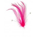 Flutters Feathers - Hot Pink (15cm Long, 3 pcs per pack)