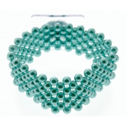 Narrow Classic Corsage Bracelet - Turquoise