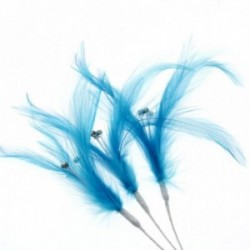 Flutters Feathers - Turquoise (15cm Long, 3pcs per pack)
