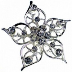 Princess Brooches Elsa - Silver (3.5cm Diameter on 15cm pin)