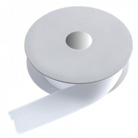 38mm Double Faced Satin - White (38mm x 20m)