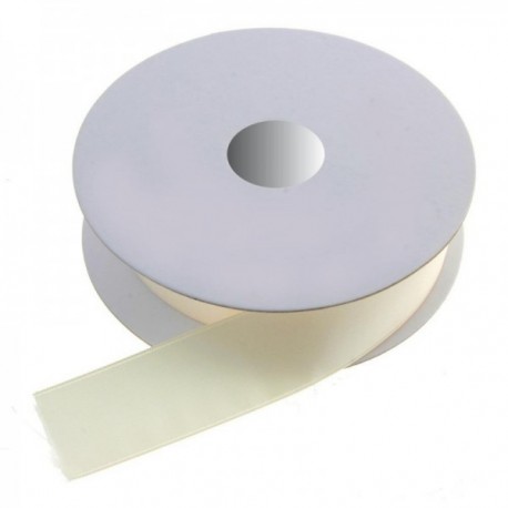 38mm Double Faced Satin - Ivory (38mm x 20m)