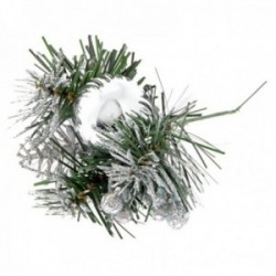 Silver Ball Christmas Pick - Silver (20cm long, 6 pieces per pack)