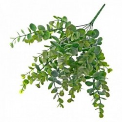 Plastic Eucalyptus Bush - Green & Grey (35cm long)