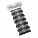 Rock Candy Corsage Bracelet - Silver (6pcs per pk)