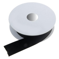 10mm Double Faced Satin - Black (10mm x 20m)