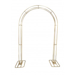 Wedding Arch - Gold (240cm tall by 175cm wide, flat pack)