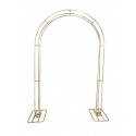 Wedding Arch - Gold (240cm tall by 175cm wide, flat pack)