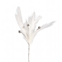 Flutters Feathers - White (15cm Long, 3pcs per pack)