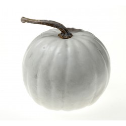Large Artificial Valenciano Pumpkin - White (31.5cm x 40.5cm)