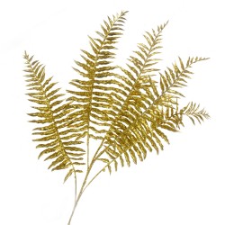 Large Fern Branch - Gold (72cm long)