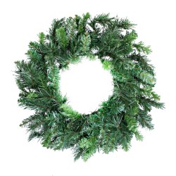 Deluxe Evergreen Mountain Wreath - Green (60cm diameter)