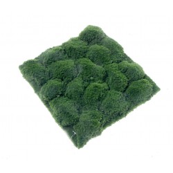 30cm Artificial Moss Tile - Green (30cm x 30cm)