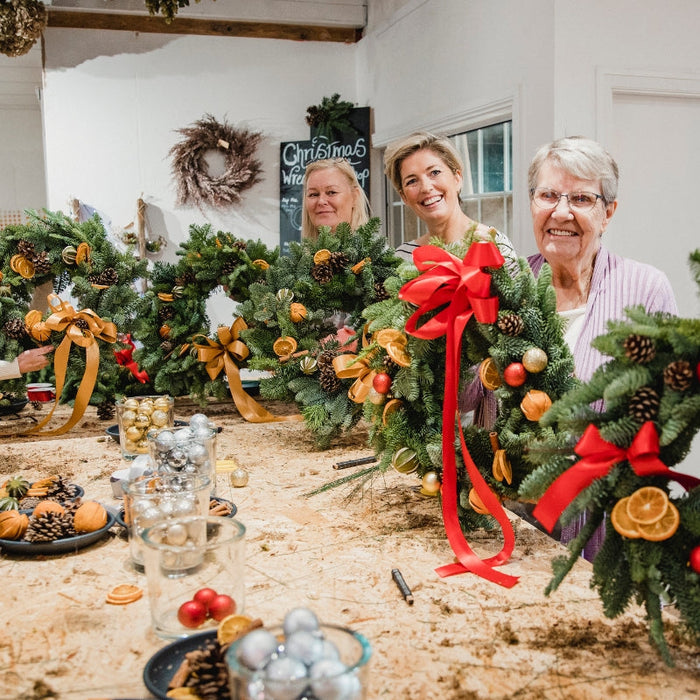 Host the Perfect Wreath-Making Event to Boost Profits