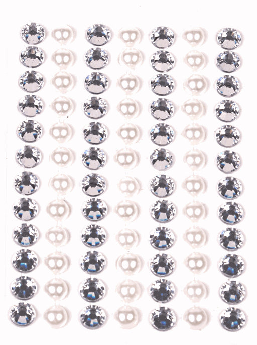 Dazzling Dots Stickers (5 cards per pk) - Silver and Cream